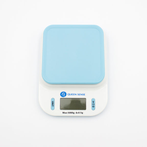 queen sense Bascula Digital Cuadrada 0.5Gr/5Kg