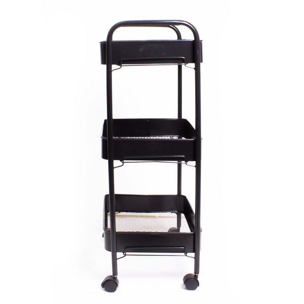 Queen Sense Carrito 3 Niveles Con Estantes Bordes