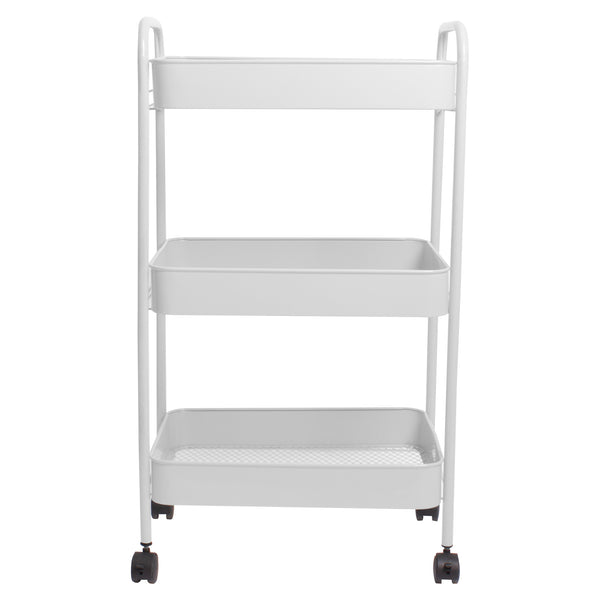Queen Sense Carrito 3 Niveles Con Estantes Bordes