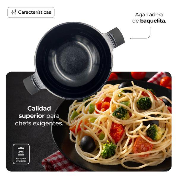 Queen Sense Cazuela Diamante C/Tapa Maple 26 Cm