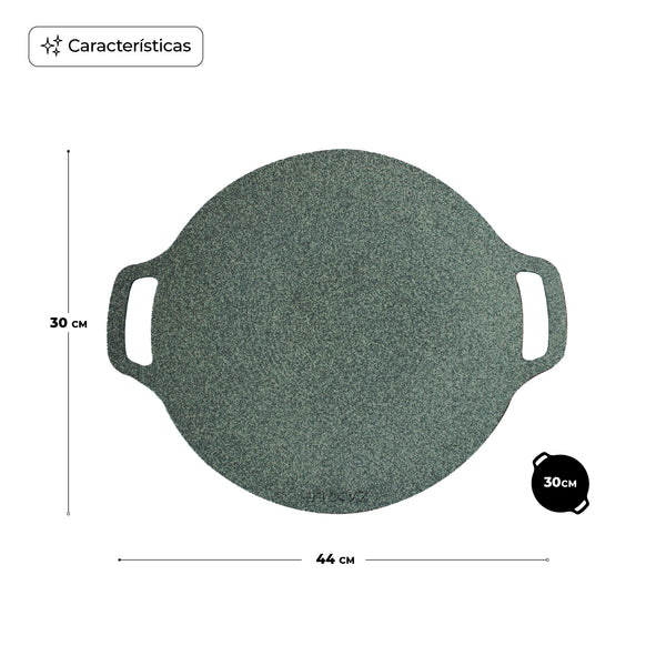 Queen Sense Comal Redondo Jade Pro IH Verde