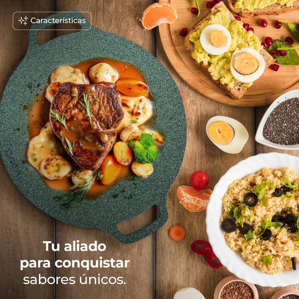 Queen Sense Comal Redondo Jade Pro IH Verde