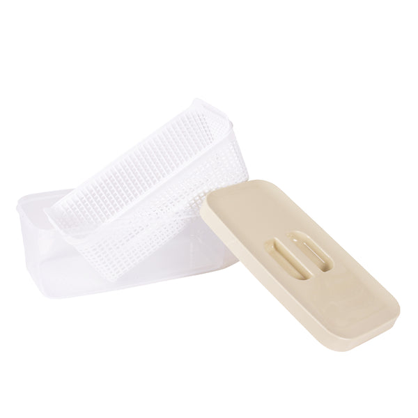 Queen Sense Contenedor Con Rejilla Rectangular
