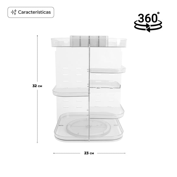 Queen Sense Cosmetiquera Con Organizador Al Centro