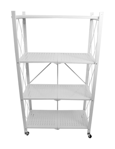 queen sense Estante Plegable de 4 Niveles Metal