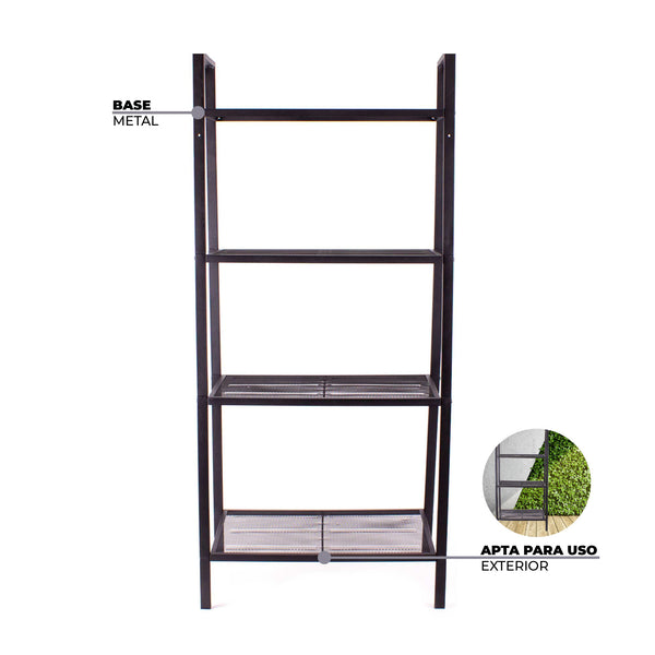 queen sense Estante Trapezoide 4 Niveles Grande
