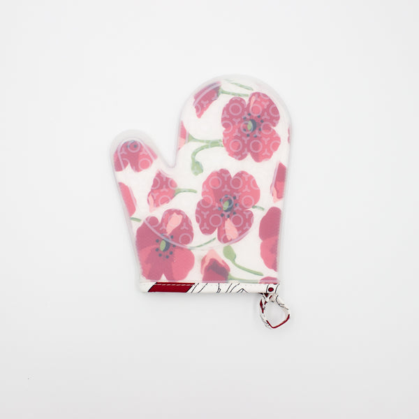 Queen Sense Guante De Silicon Con Tela Mod. Floral