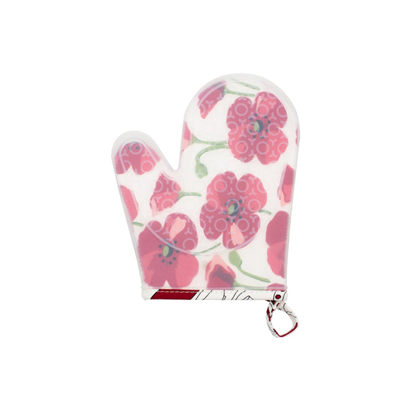 queen sense Guante de Silicon con Tela Mod. Floral