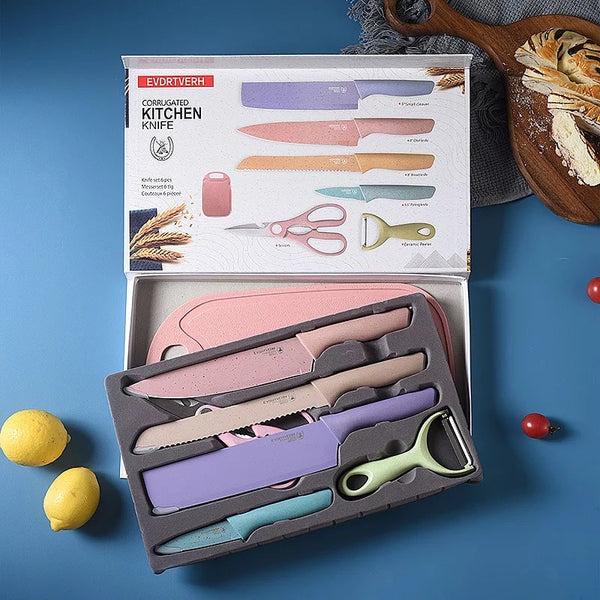 Queen Sense JUEGO CUCHILLOS CERAMICA 6 PZAS