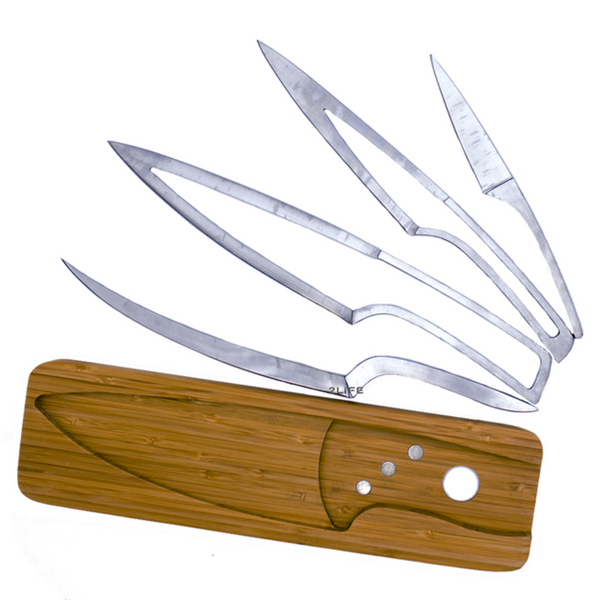 queen sense Juego de Cuchillos de Acero Inoxidable