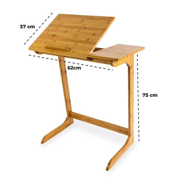 Queen Sense MESA BAMBU 2 NIVELES PARA LADO DE CAMA