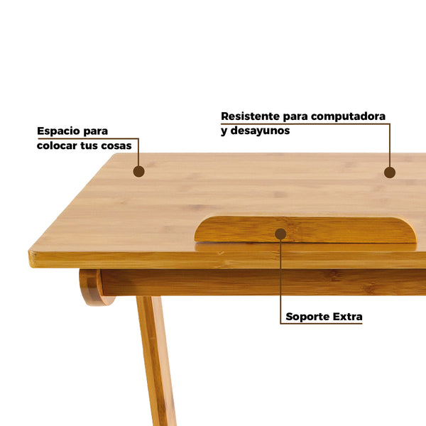 Queen Sense MESA BAMBU PARA LADO DE CAMA