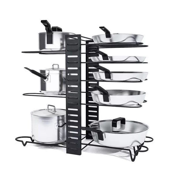 queen sense Rack Organizador de Sartenes 8 Niveles