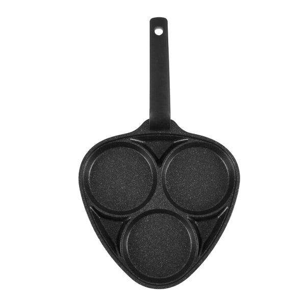queen sense Sartén de Mármol para 3 Huevos 25 Cm
