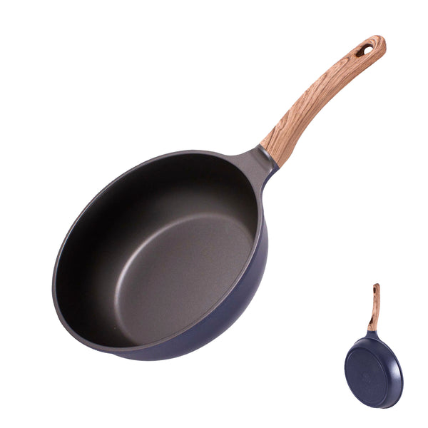 queen sense Sartén Plano 30 cm Titanio Royal Azul