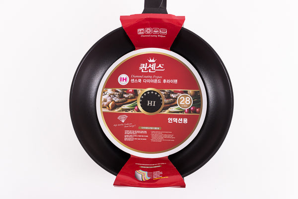 Queen Sense Sartén Plano Diamante IH Café