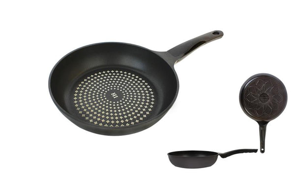 queen sense Sartén Plano Diamante IH Café