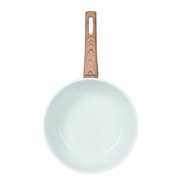 Queen Sense Sartén Wok Cerámica LP IH Verde 26 Cm