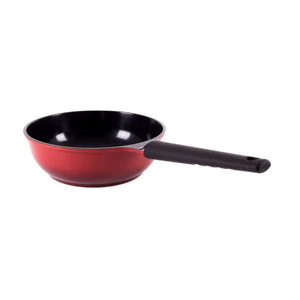 queen sense Sartén Wok Diamante Maple IH Rojo