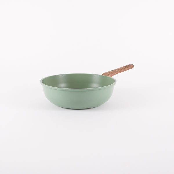 Queen Sense Sartén Wok Jade Premium IH Verde 28 Cm