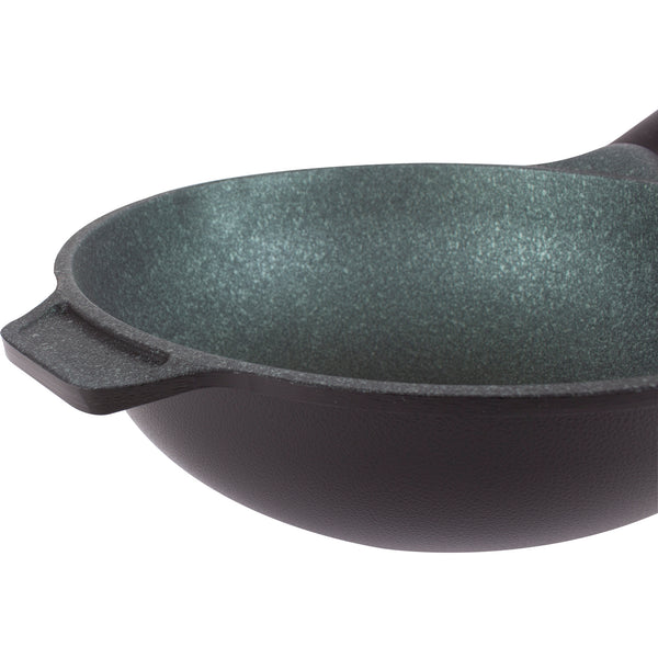 Queen Sense Sartén Wok Jade Pro Con Tapa 32 Cm