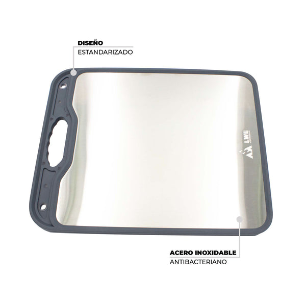 Queen Sense Tabla Para Picar De Acero Mediana