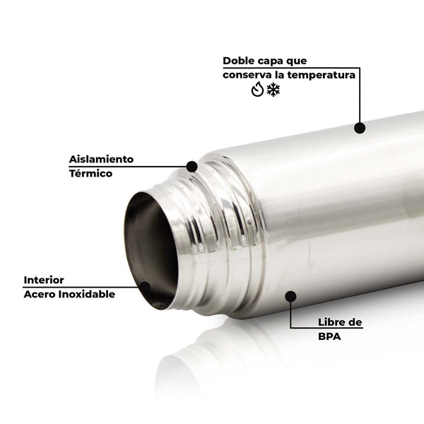 Queen Sense Termo Bala 500 ML Acero Inoxidable Mod