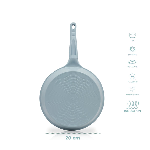 Queen Sense Sartén 20 Cm Antiadherente Libre De Toxinas Con Inducción