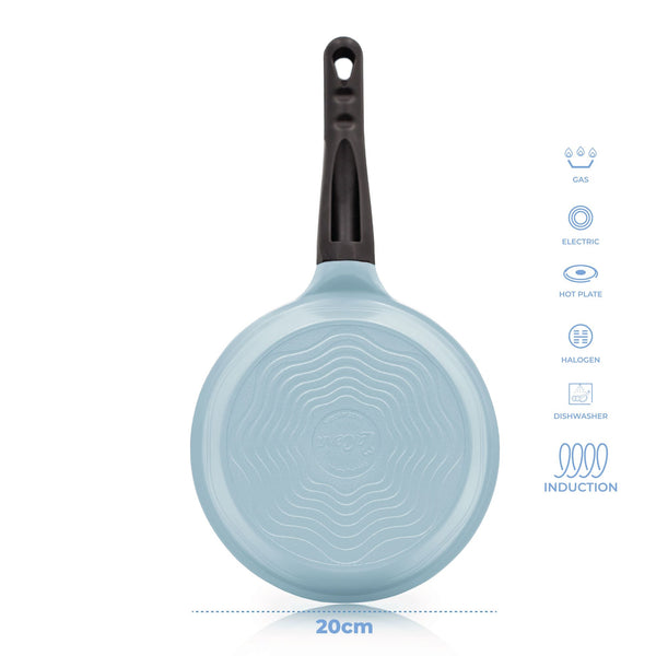 Queen Sense Sartén Antiadherente 20 Cm Con Inducción Libre De Toxinas