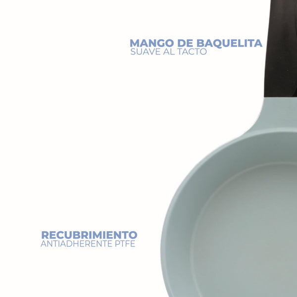 Queen Sense Sartén Antiadherente 20 Cm Con Inducción Libre De Toxinas