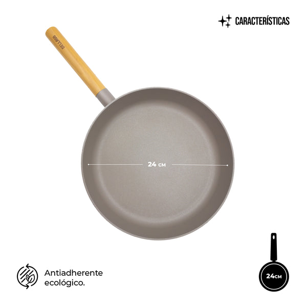 Queen Sense SARTÉN DE CERÁMICA ANTIADHERENTE 24CM DELLAGO PREMIUM