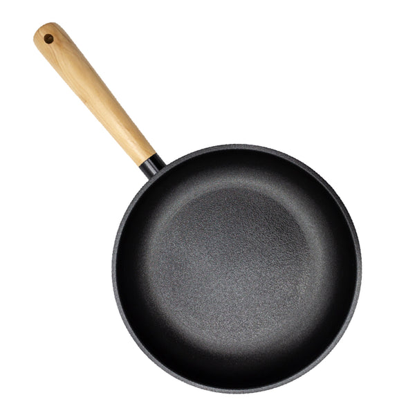 queen sense Sartén Plano Dellago Con Revestimiento Cerámica Antiadherente 24 Cm