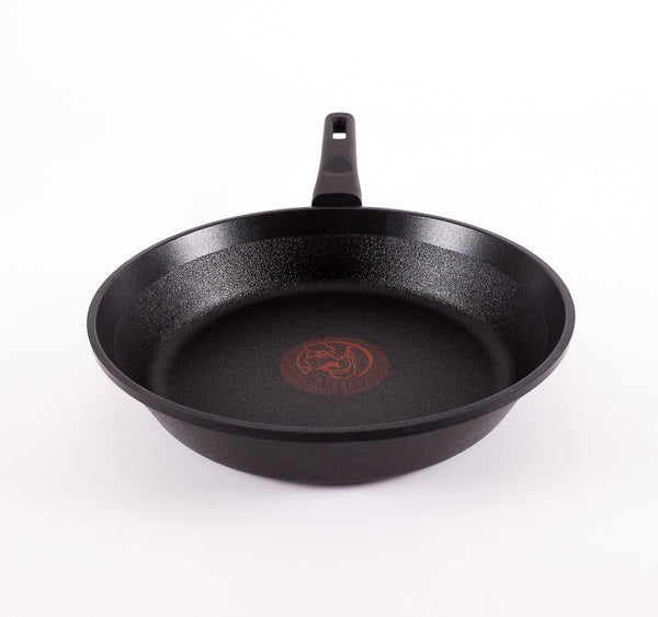 Queen Sense Sartén Plano Mármol IH Térmico Negro 28 Cm