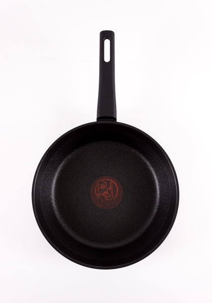 queen sense Sartén Plano Mármol IH Térmico Negro 28 Cm