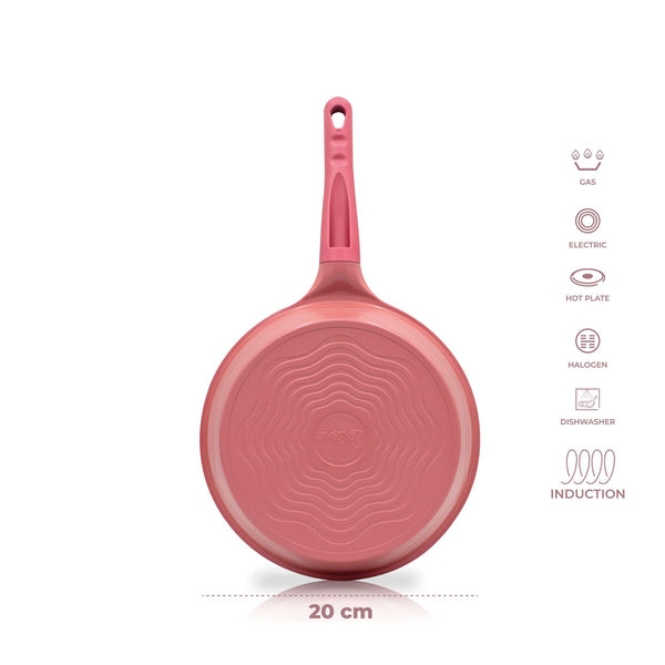 Queen Sense Set Sartenes De Induccion Colores Con Utensilios De Silicon