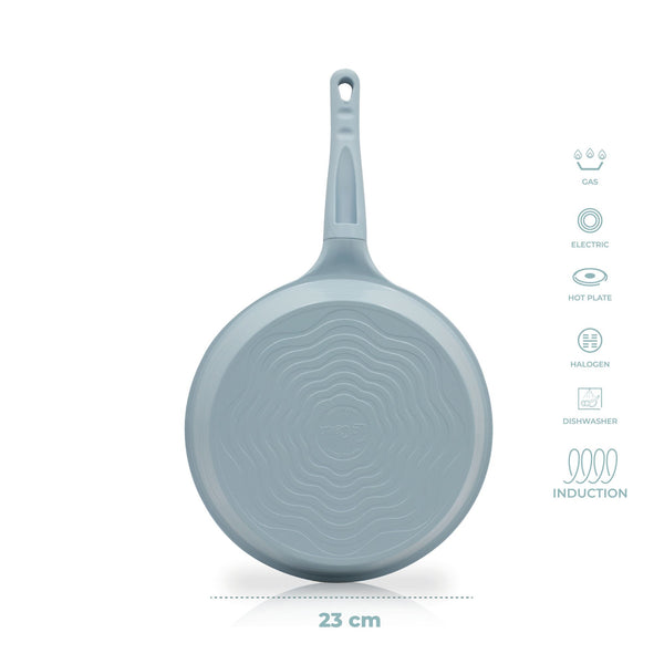 Queen Sense Set Sartenes De Induccion Colores Con Utensilios De Silicon