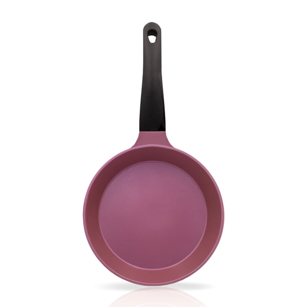 Queen Sense Set Sartenes Morados Antiadherentes Con Utensilios Silicon