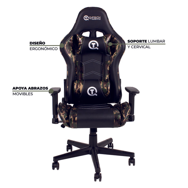 Queen Sense Silla Gamer Ergonomic Reclinable QT-3009