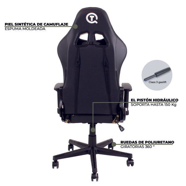 Queen Sense Silla Gamer Ergonomic Reclinable QT-3009