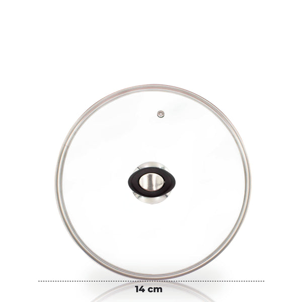 Queen Sense Tapa De Vidrio Con Perilla Baquelita Negra Queen Sense