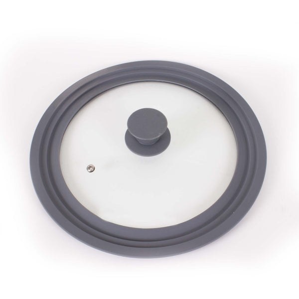 Queen Sense Uni-tapa De Cristal Templado Con Silicón 26 28 30 Cm