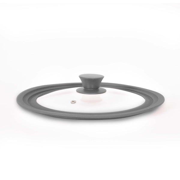 queen sense Uni-tapa De Cristal Templado Con Silicón 26 28 30 Cm