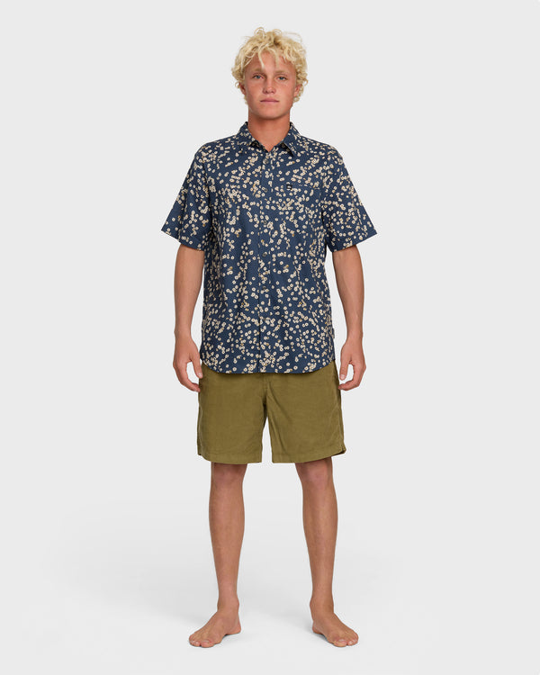 Quiksilver Cosmic Fields Classic Short Sleeve Shirt