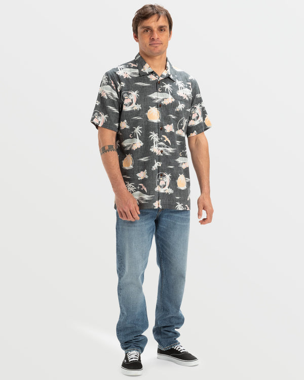 Quiksilver DNA Destination Island Short Sleeve Shirt