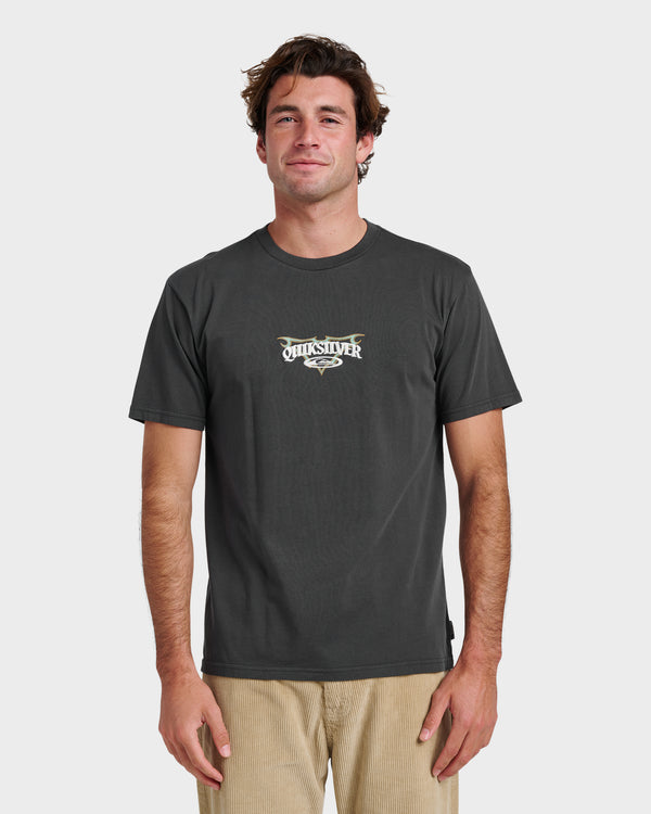 quiksilver Bat Thornspigment Dye T-Shirt