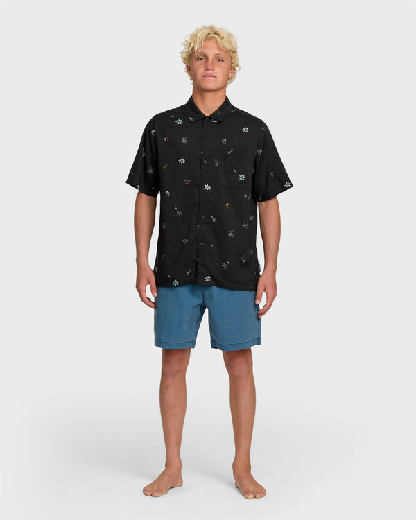 Quiksilver Beach Club Classic Short Sleeve Shirt