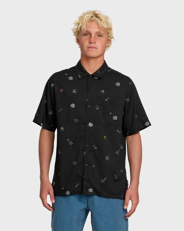 quiksilver Beach Club Classic Short Sleeve Shirt