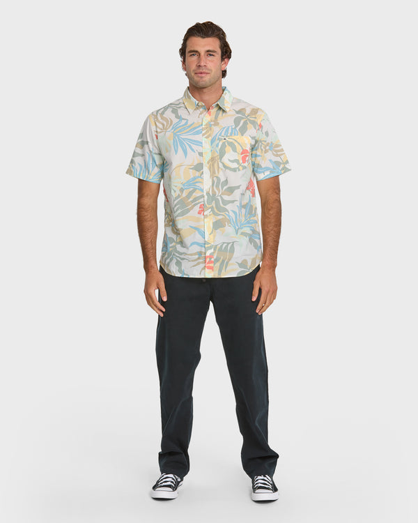 Quiksilver Blueweed Classic Short Sleeve Shirt