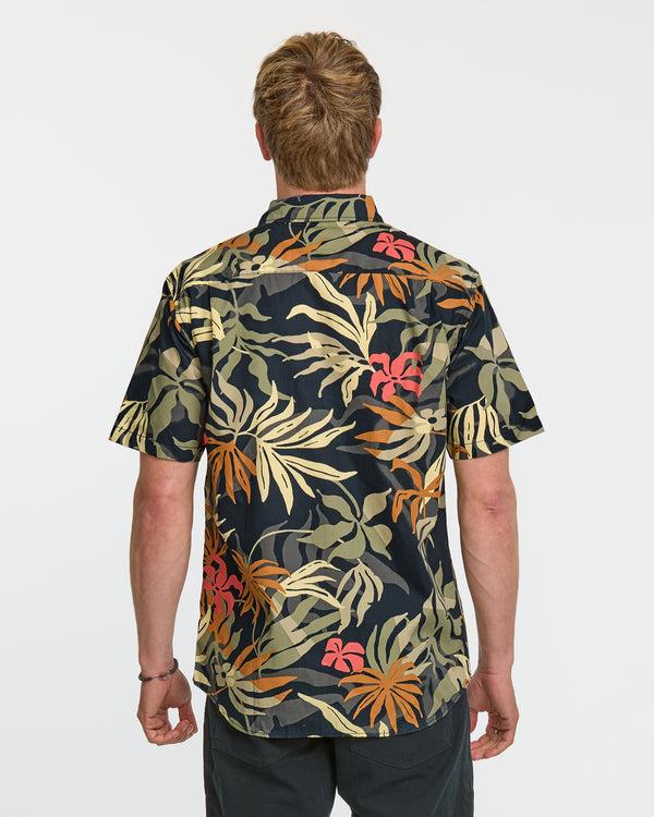 Quiksilver Blueweed Classic Short Sleeve Shirt