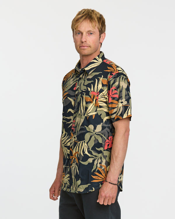 Quiksilver Blueweed Classic Short Sleeve Shirt